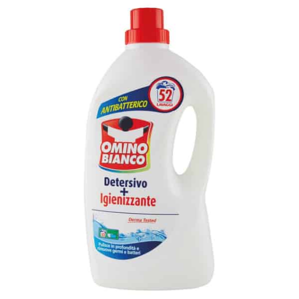 Gél na pranie Omino Bianco Detersivo + Igienizzant 2600 ml 52 pracích dávok
